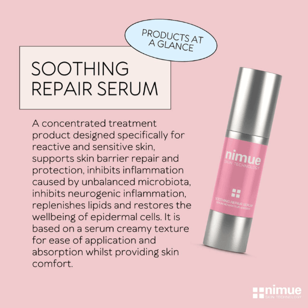 Nimue Soothing Repair Serum 30ml at Beauty lies within Bryndwr Christchurch (1) Microneedling Treatment Before and After for Anti-ageing at Beauty lies within Christchurch