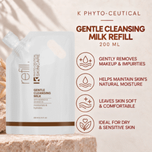 K Phyto Ceutical Skincare Gentle Cleansing Milk 200ml at beauty lies within, Bryndwr, Christchurch, NZ