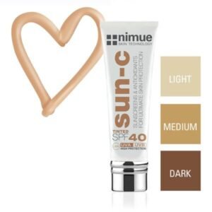 Nimue Sun C SPF 40 Tinted at beauty lies within Bryndwr Christchurch.jpg