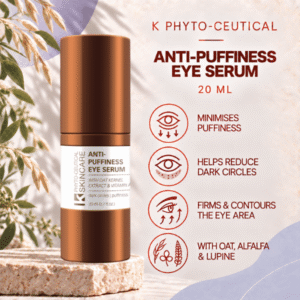 k Phyto Ceutical Skincare Anti Puffiness Eye Serum at beauty lies within, Bryndwr, Christchurch, NZ