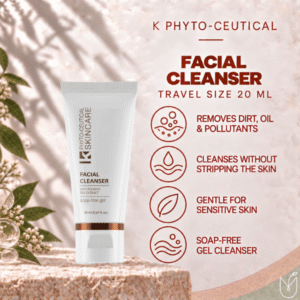 k Phyto Ceutical Skincare Facial Cleanser 20ml Travel Size at beauty lies within, Bryndwr, Christchurch, NZ