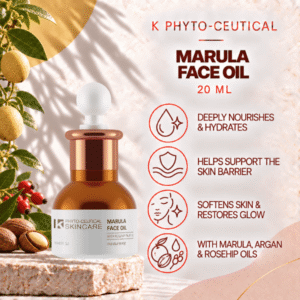 k Phyto Ceutical Skincare Marula Face Oil at beauty lies within, Bryndwr, Christchurch. NZ
