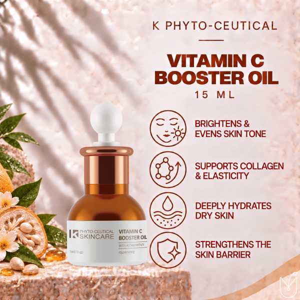 k Phyto Ceutical Skincare Vitamin C Booster Oil at beauty lies within, Bryndwr, Christchurch, NZ